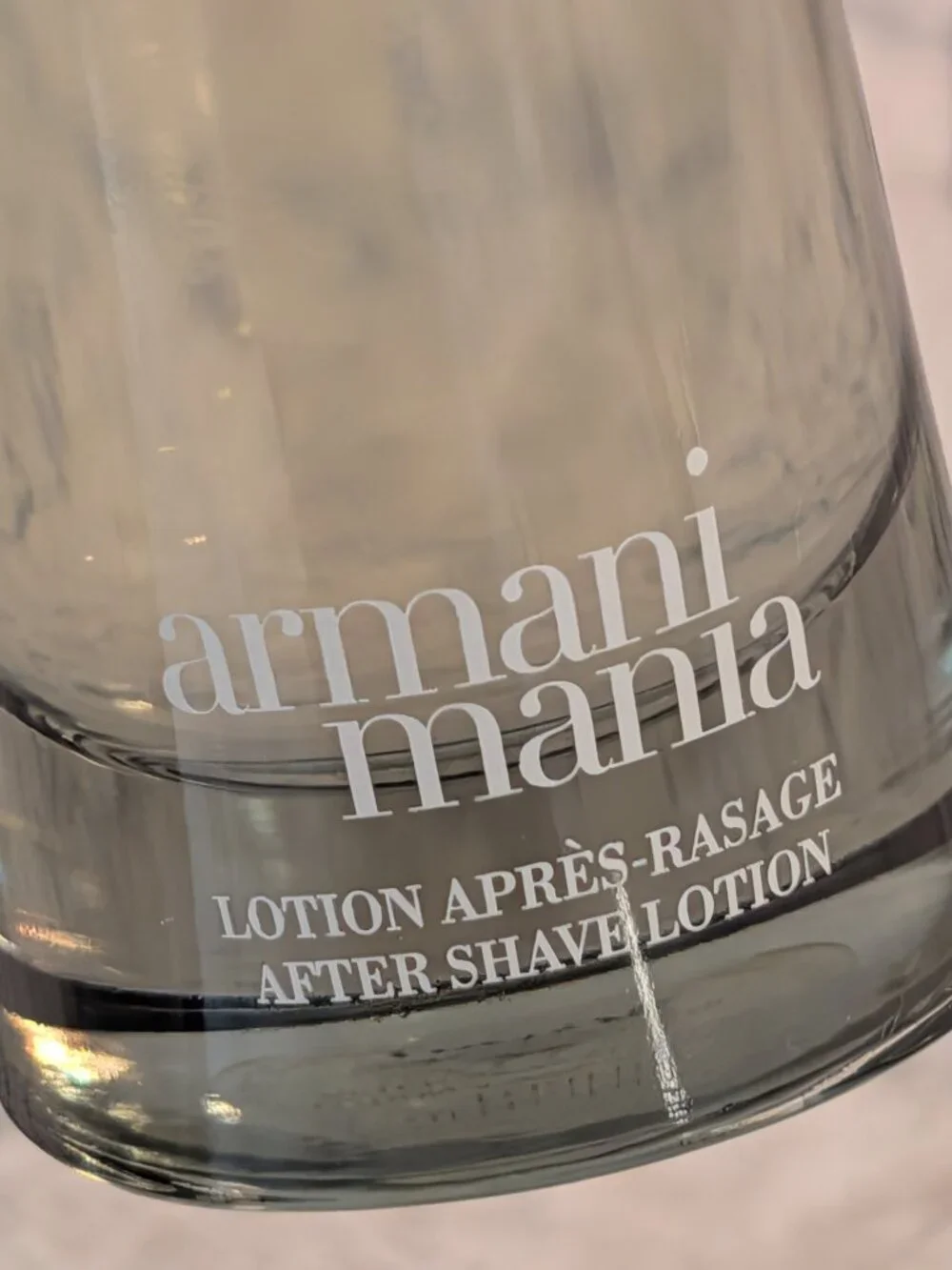 NEW Rare Discontinued Giorgio Armani Mania  After Shave Lotion Splash 100 ml 3.4